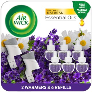 Foto 1 | Kit De Inicio De Aceite Perfumado Air Wick Plug In 2 Calentadores Y 6 Recambios - Venta Internacional.