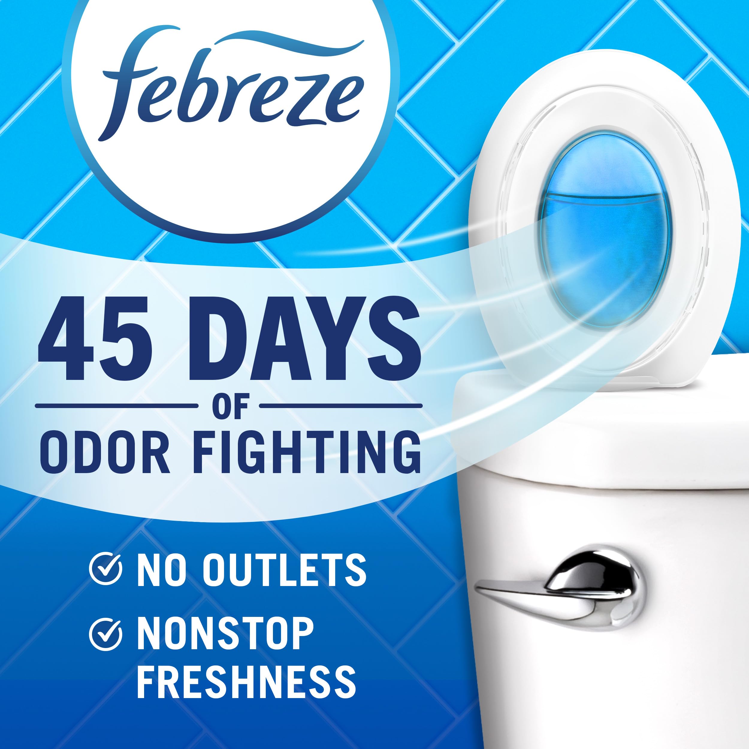 Foto 3 pulgar | Ambientador Febreze Para Baño  Con Aroma De 45 Días  Que Combate Los Olores - Venta Internacional.
