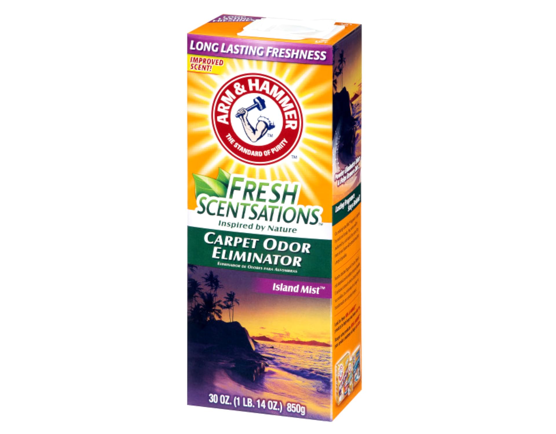 Foto 5 pulgar | Eliminador De Olores Para Alfombras Arm & Hammer Fresh Scentsations  900 Ml - Venta Internacional.