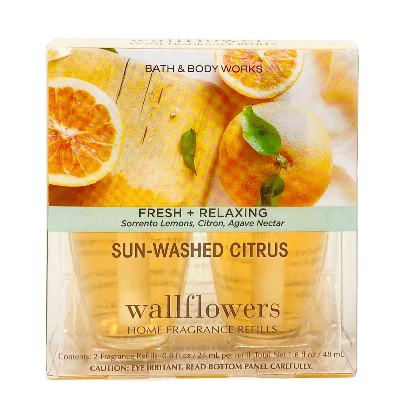 Foto 1 | Fragrance Refills Bath & Body Works  Cítricos Lavados Al Sol  24 Ml  Paquete De 2 - Venta Internacional.