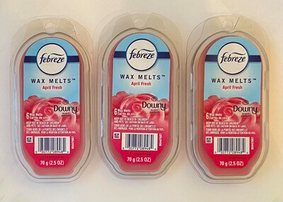 Foto 1 | Wax Melts Febreze April Fresh 3 Paquetes De 6 Cubos 70 G - Venta Internacional.