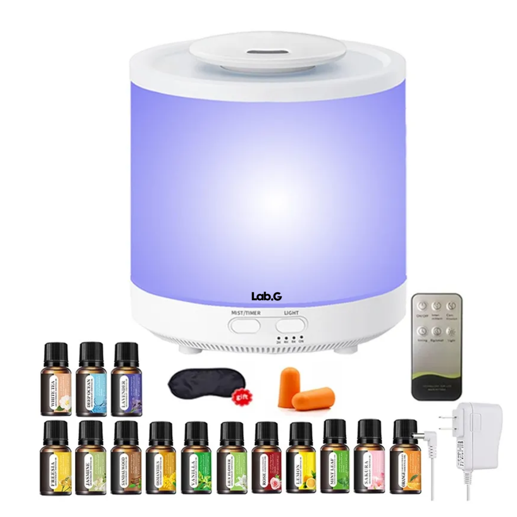 Foto 4 pulgar | Humidificador Difusor Aromaterapia De Aroma Aceites 1800ml Blanco