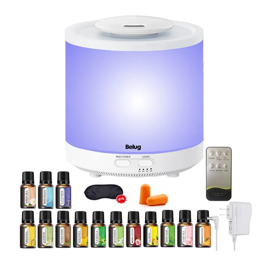 Foto 3 | Humidificador Difusor Aromaterapia De Aroma Aceites 1800ml Blanco