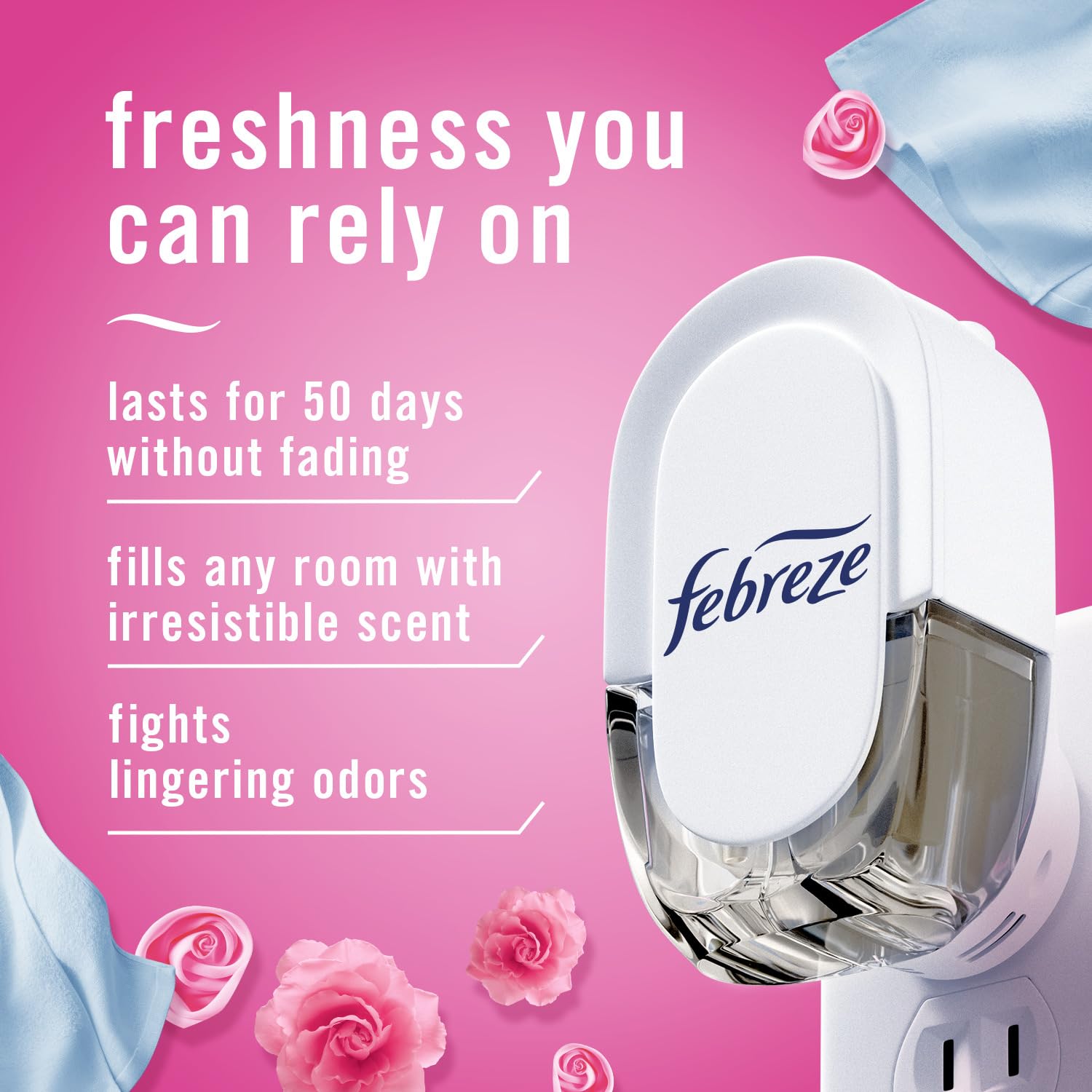 Foto 3 pulgar | Ambientador Febreze Fade Defy Plug Que Combate Los Olores - Venta Internacional.