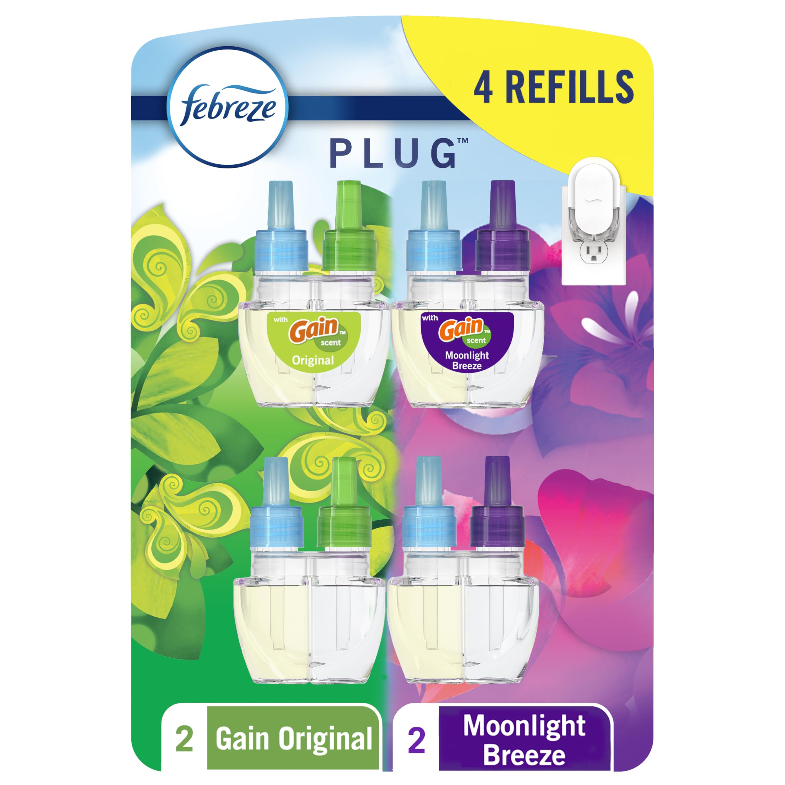 Foto 2 pulgar | Ambientador Febreze  Que Combate Los Olores  Se Desvanece Y Desafía A Plug Gain - Venta Internacional.