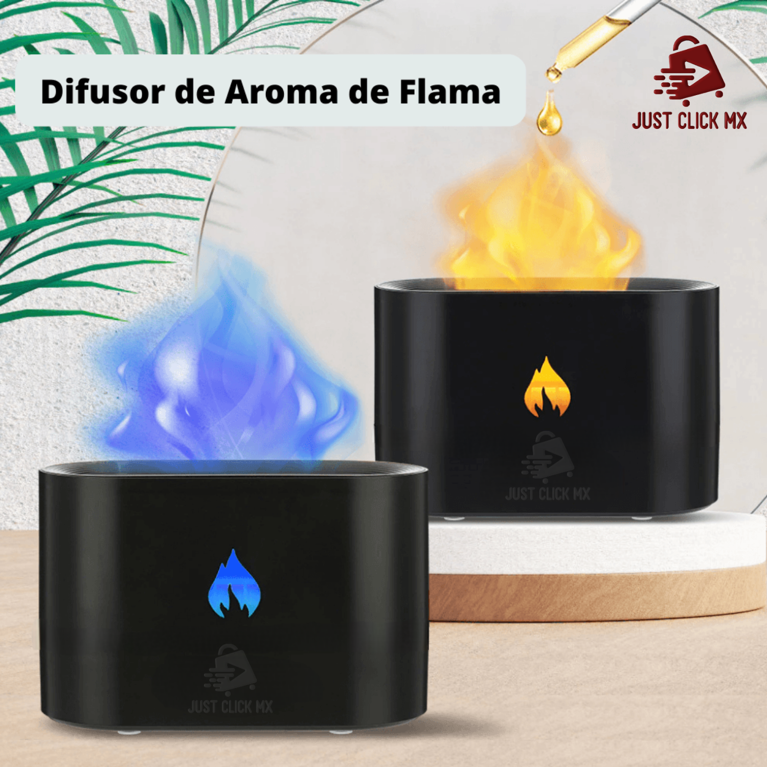 Foto 2 | Humidificador De Flama Difusor Aceite Para Aromaterapia