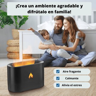 Foto 3 | Humidificador De Flama Difusor Aceite Para Aromaterapia