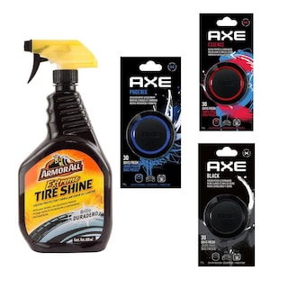 Foto 1 | Combo Liquido Protector para Coche Armor All más 3 Aromatizantes Axe