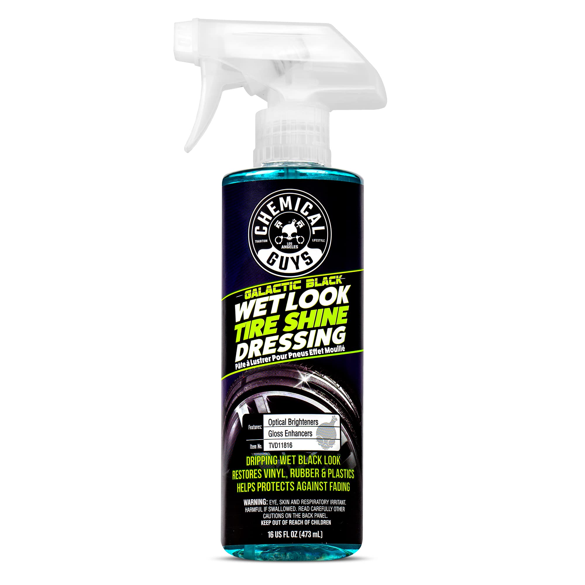 Foto 2 pulgar | Tire Shine Dressing Chemical Guys Galactic Black 473 Ml - Venta Internacional.
