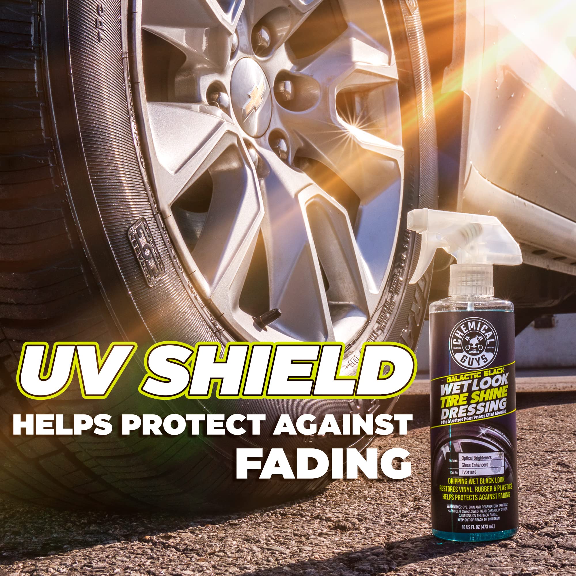 Foto 8 pulgar | Tire Shine Dressing Chemical Guys Galactic Black 473 Ml - Venta Internacional.