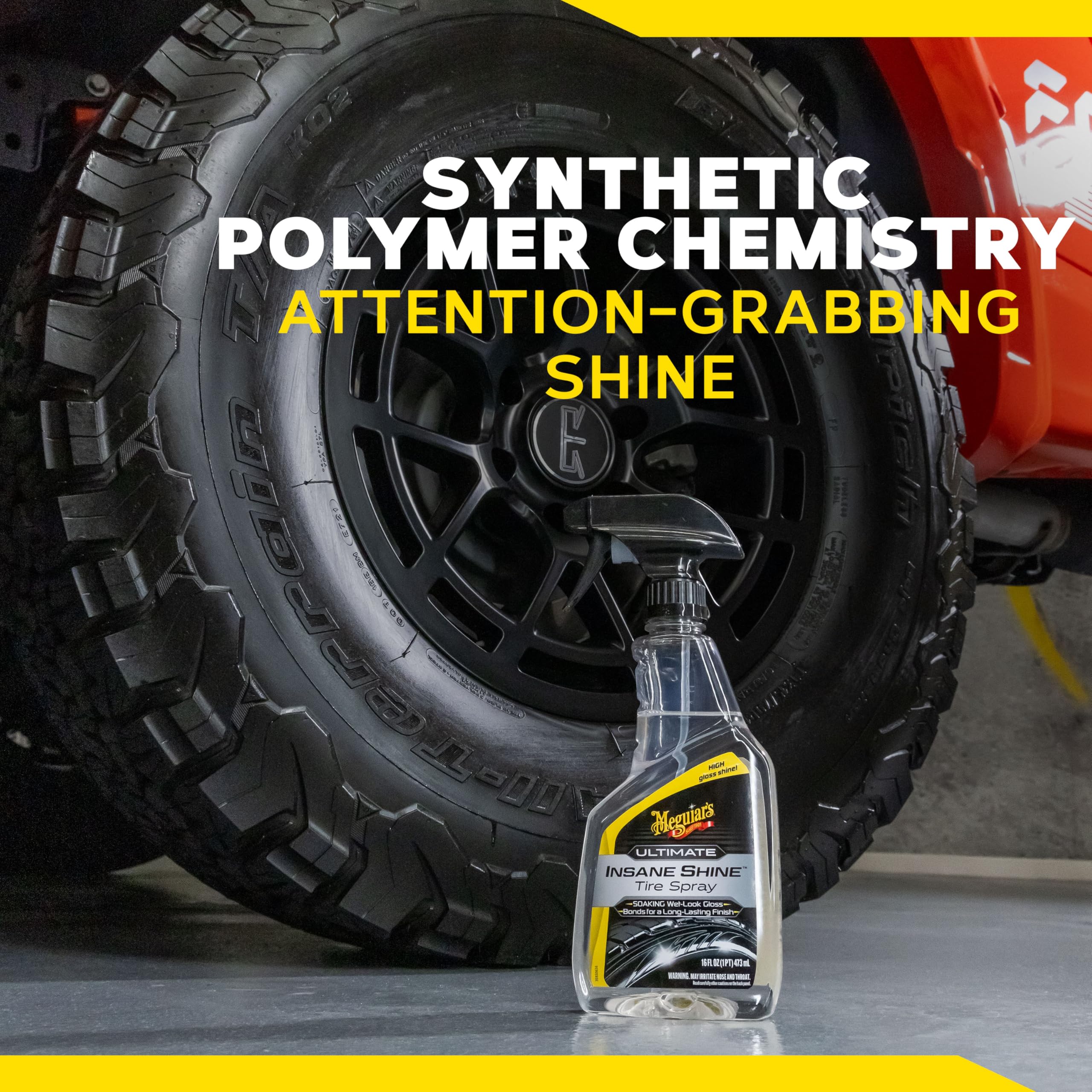 Foto 7 | Espuma Tire Dressing Meguiar's Ultimate Insane Shine, 473 Ml - Venta Internacional.