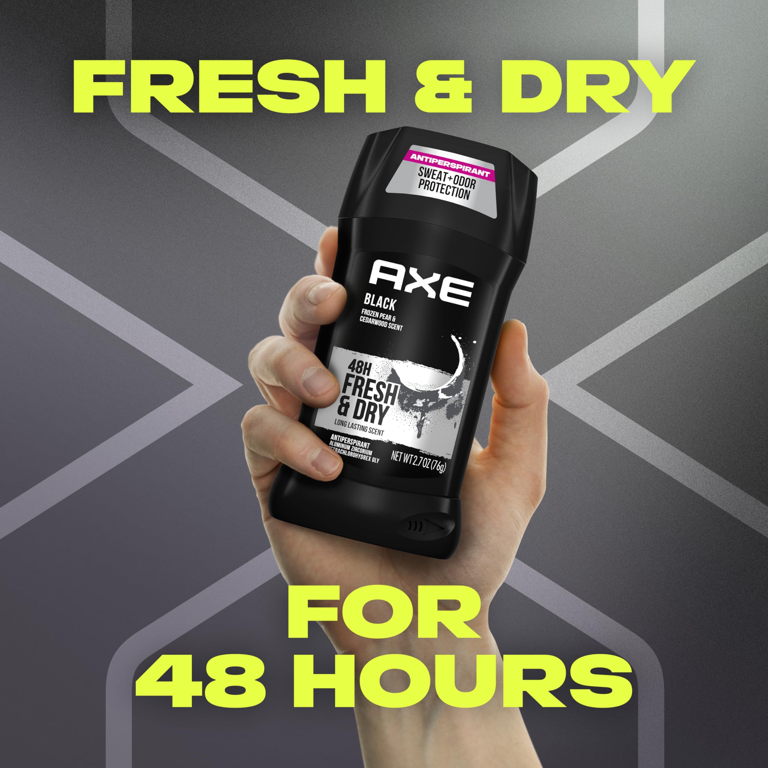 Foto 2 | Antitranspirante en Barra Axe Black para Hombre 75 Ml Paquete de 4 - Venta Internacional