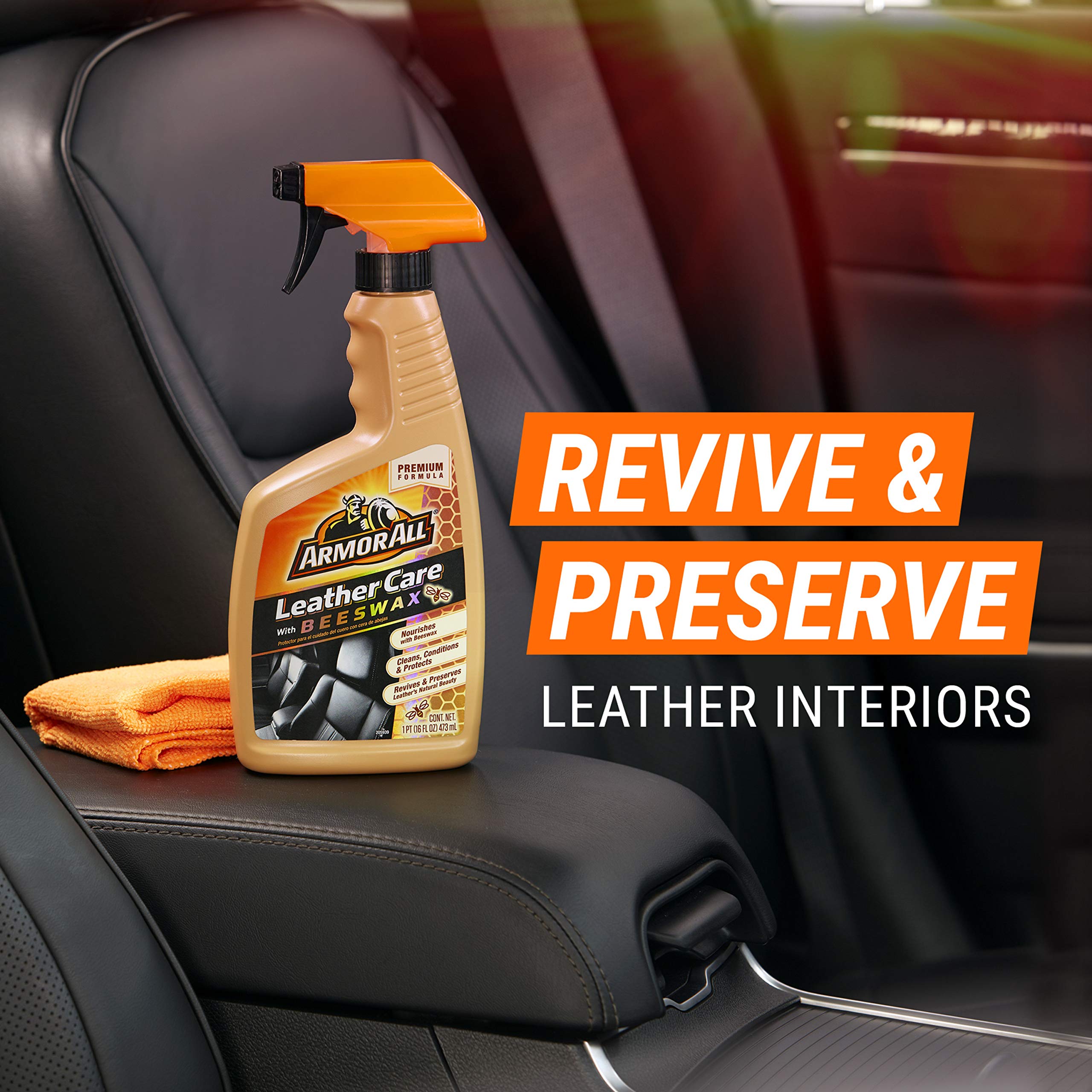 Foto 4 pulgar | Botella De Aerosol Leather Care Armor All Para Automóviles, Camiones Y Motocicletas - Venta Internacional.
