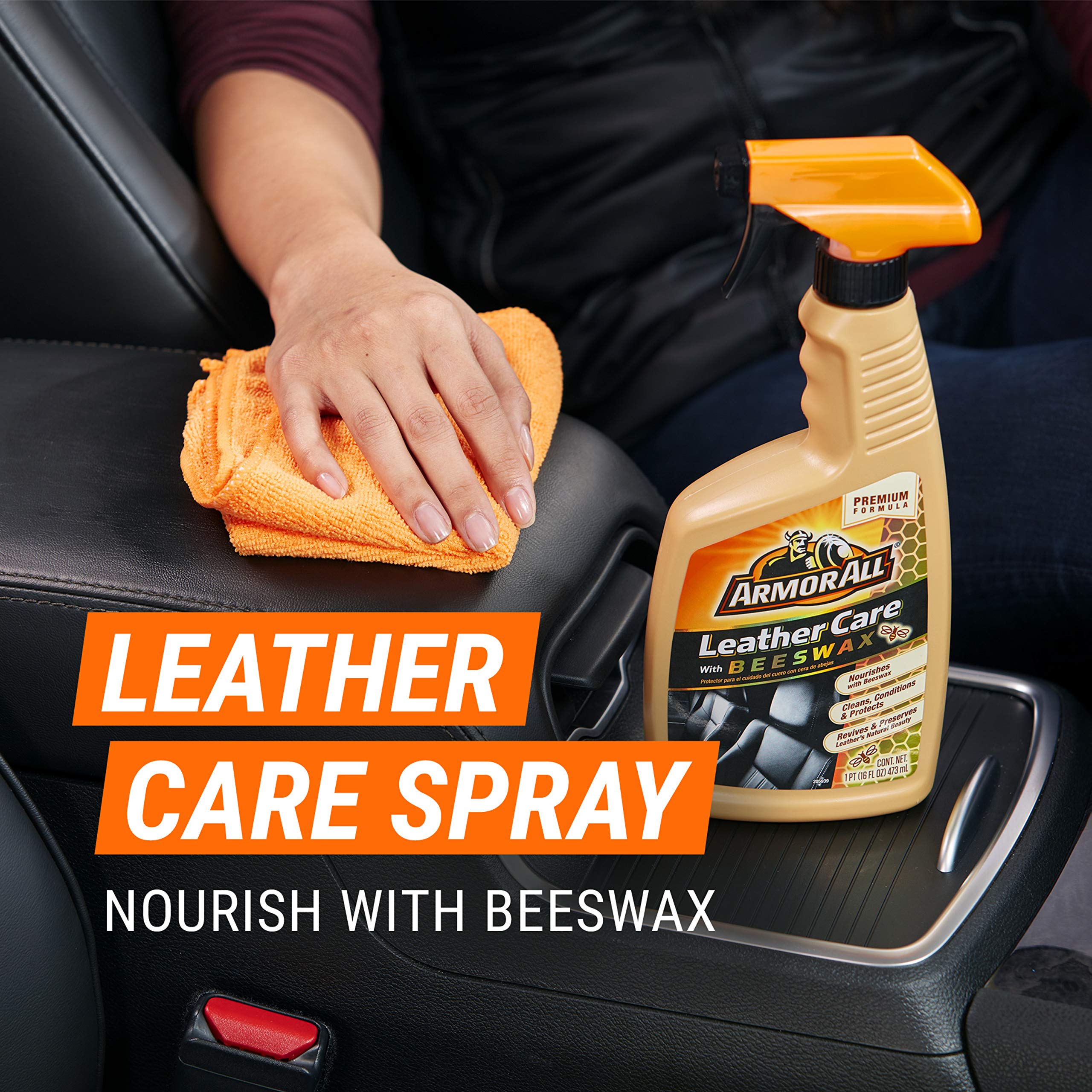 Foto 5 pulgar | Botella De Aerosol Leather Care Armor All Para Automóviles, Camiones Y Motocicletas - Venta Internacional.