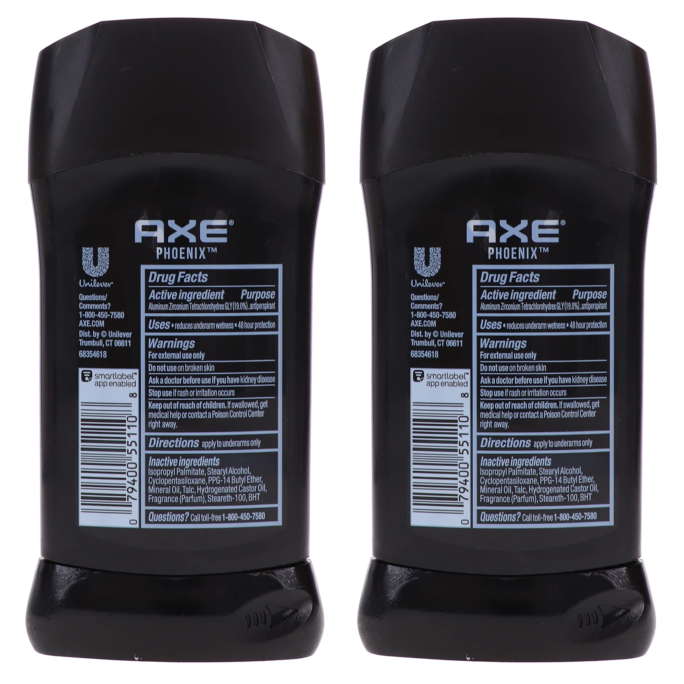 Foto 5 pulgar | Desodorante Antitranspirante Axe Dry Phoenix 80 Ml (paquete De 2) - Venta Internacional.