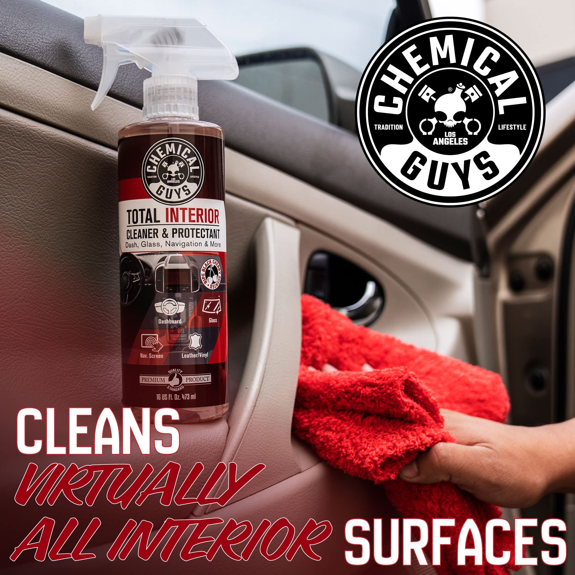Foto 2 | Limpiador Y Protector De Interiores Chemical Guys En Total 473 Ml - Venta Internacional.