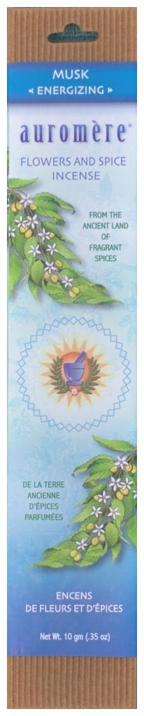 Foto 2 pulgar | Incienso Auromere Flowers & Spice Musk (energizante)  10 Varillas - Venta Internacional.