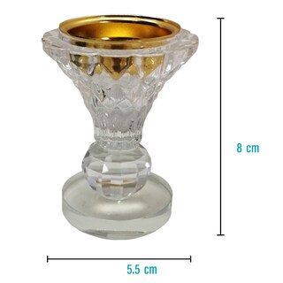 Foto 2 | Mini Soporte De Incienso De Cristial Flor