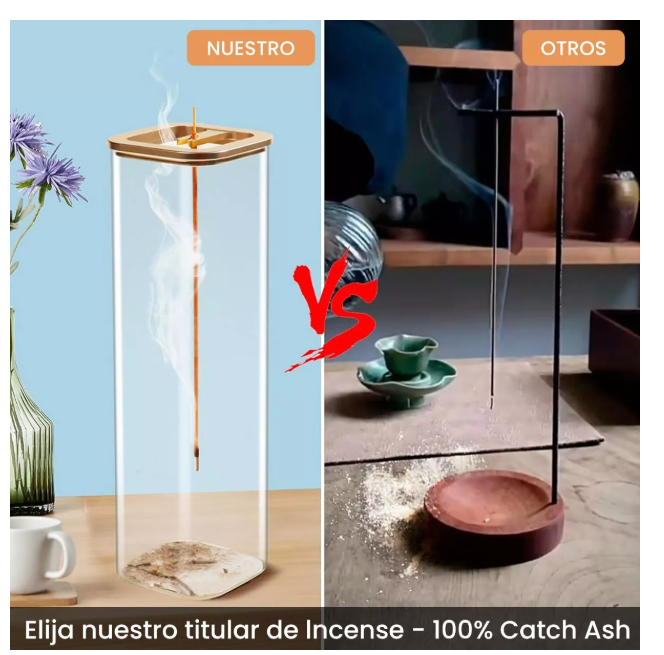 Foto 4 pulgar | Porta Incienso Xtellar de Vidrio