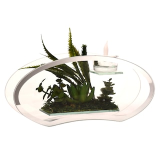 Foto 1 | Adorno Led Para Jarrón De Cristal, Planta Verde, 12,5 Cm, Con Base De Espejo - Venta Internacional.