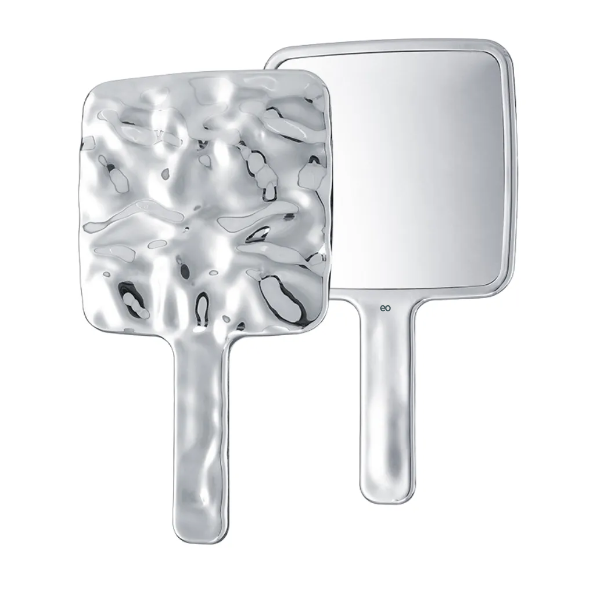 Foto 4 | Espejo De Mano Maquillaje Cuadrado Grande Eo Safe Imports Esi-20531 Plata