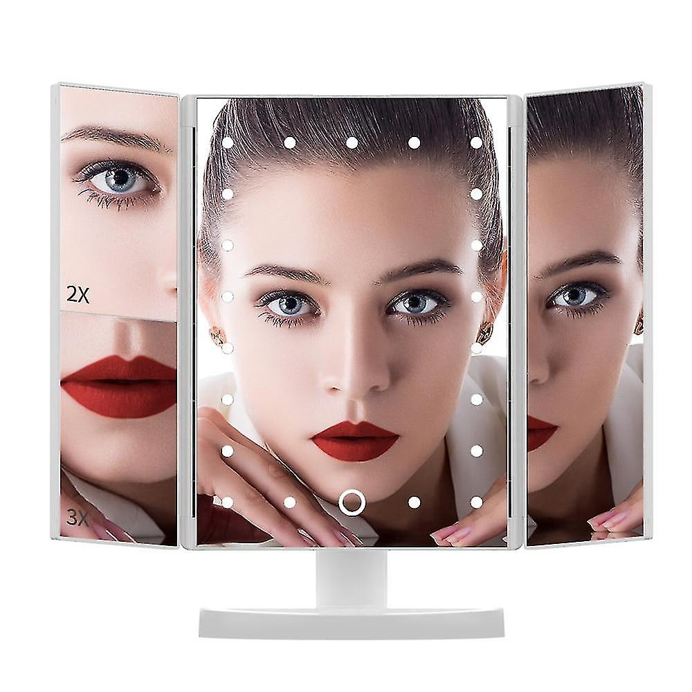 Foto 2 pulgar | Espejo De Maquillaje Huoguo  Pantalla Táctil Led De 22 Luces  3 Veces - Venta Internacional.