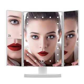 Foto 1 | Espejo De Maquillaje Huoguo Pantalla Táctil Led De 22 Luces 3 Veces - Venta Internacional.