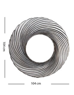 Foto 6 | Espejo de Pared Anermo Plata de 140 cm