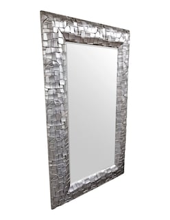 Foto 3 | Espejo de Pared Pearl Plata de 96 x 160 cm