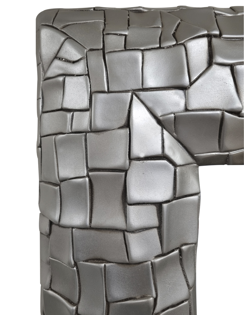 Foto 6 pulgar | Espejo de Pared Pearl Plata de 96 x 160 cm