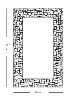 Foto 6 | Espejo de Pared Pearl Plata de 96 x 160 cm