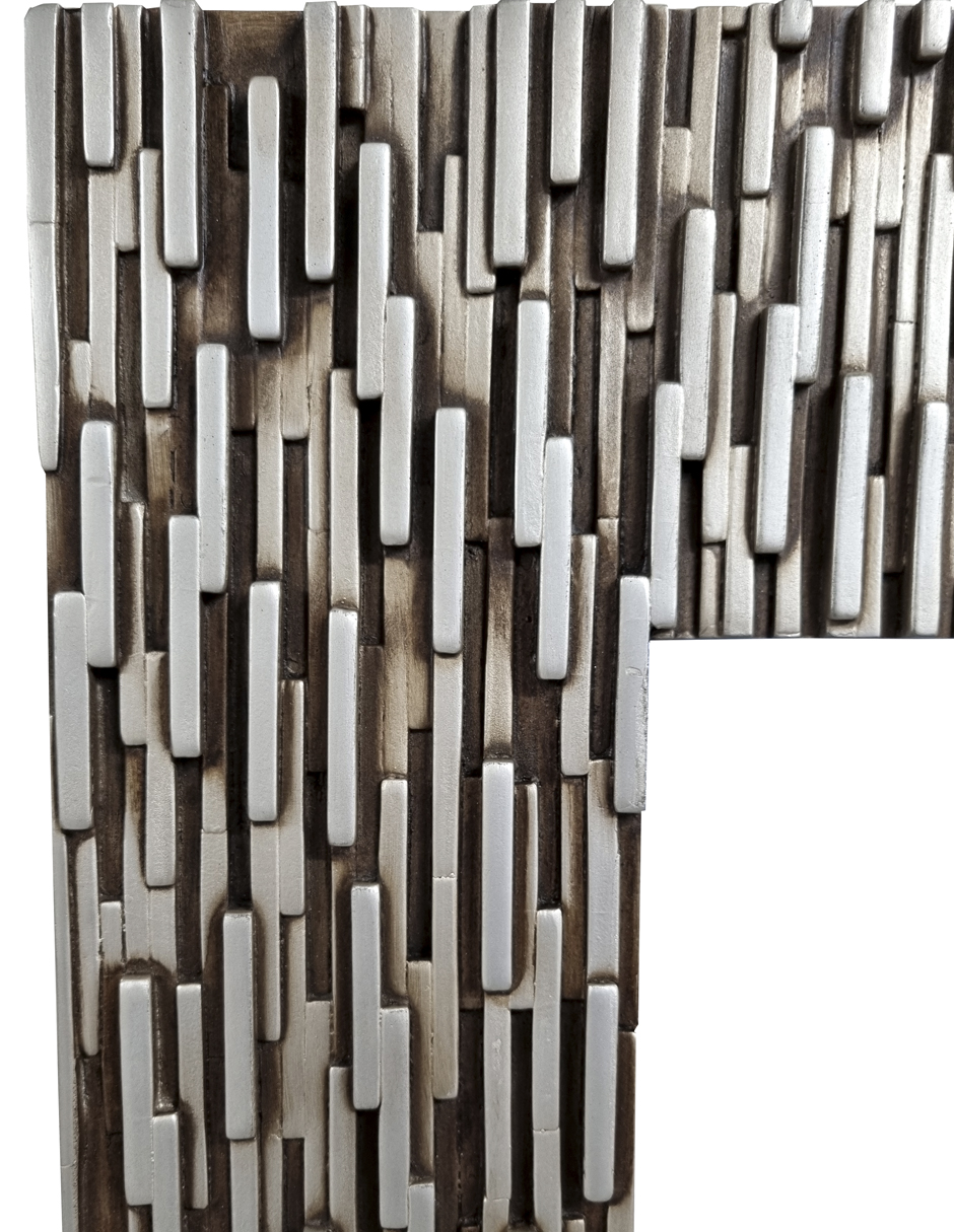 Foto 6 pulgar | Espejo de Pared Vasilic color Plata 109 X 135 CM