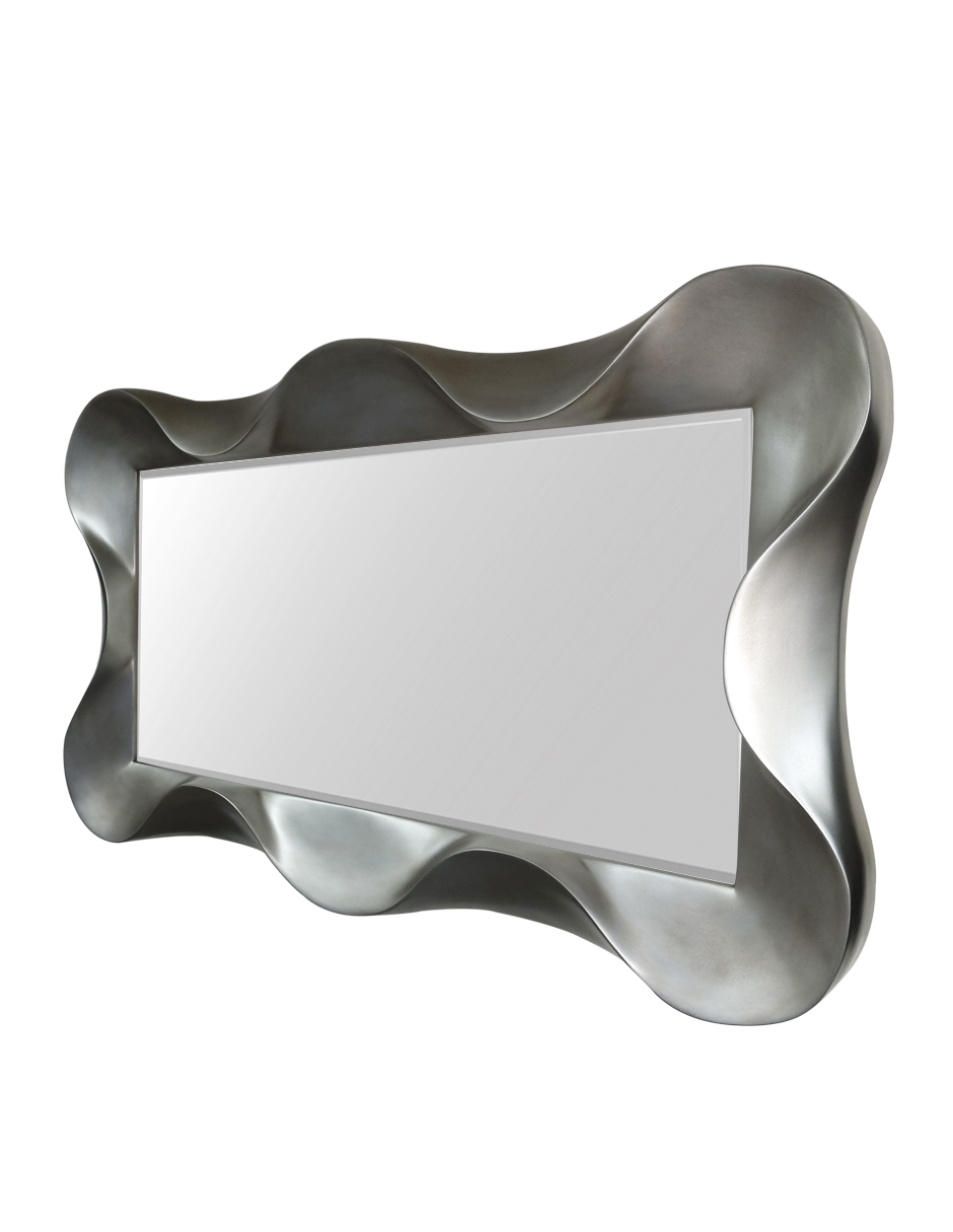 Foto 5 pulgar | Espejo Wave color Plata 89 X 153 CM