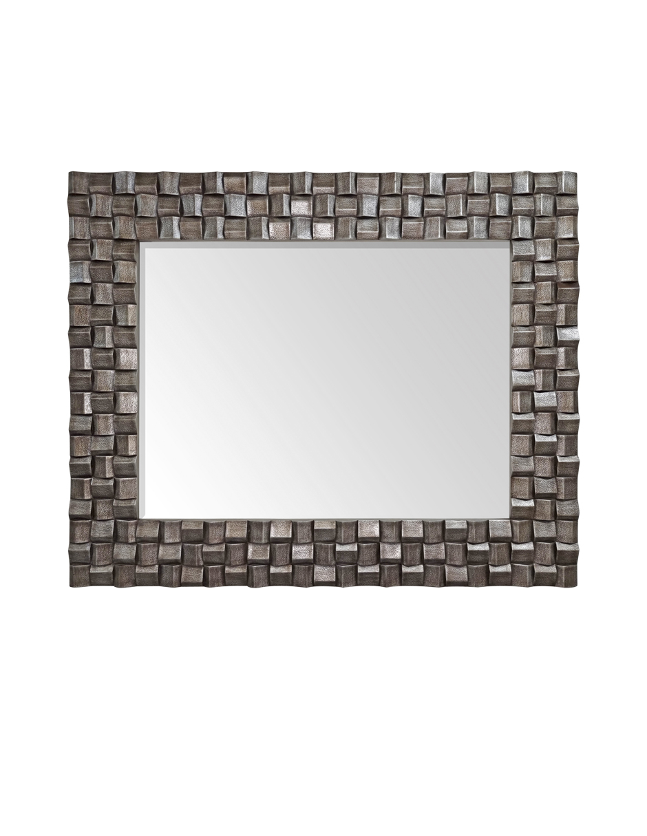 Espejo de Pared Moldecor Trenti Plata Patina 112 x 137 cm