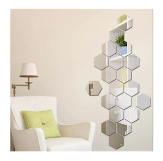 Foto 2 | Espejos de Pared Belug Acrílicos 24 Piezas