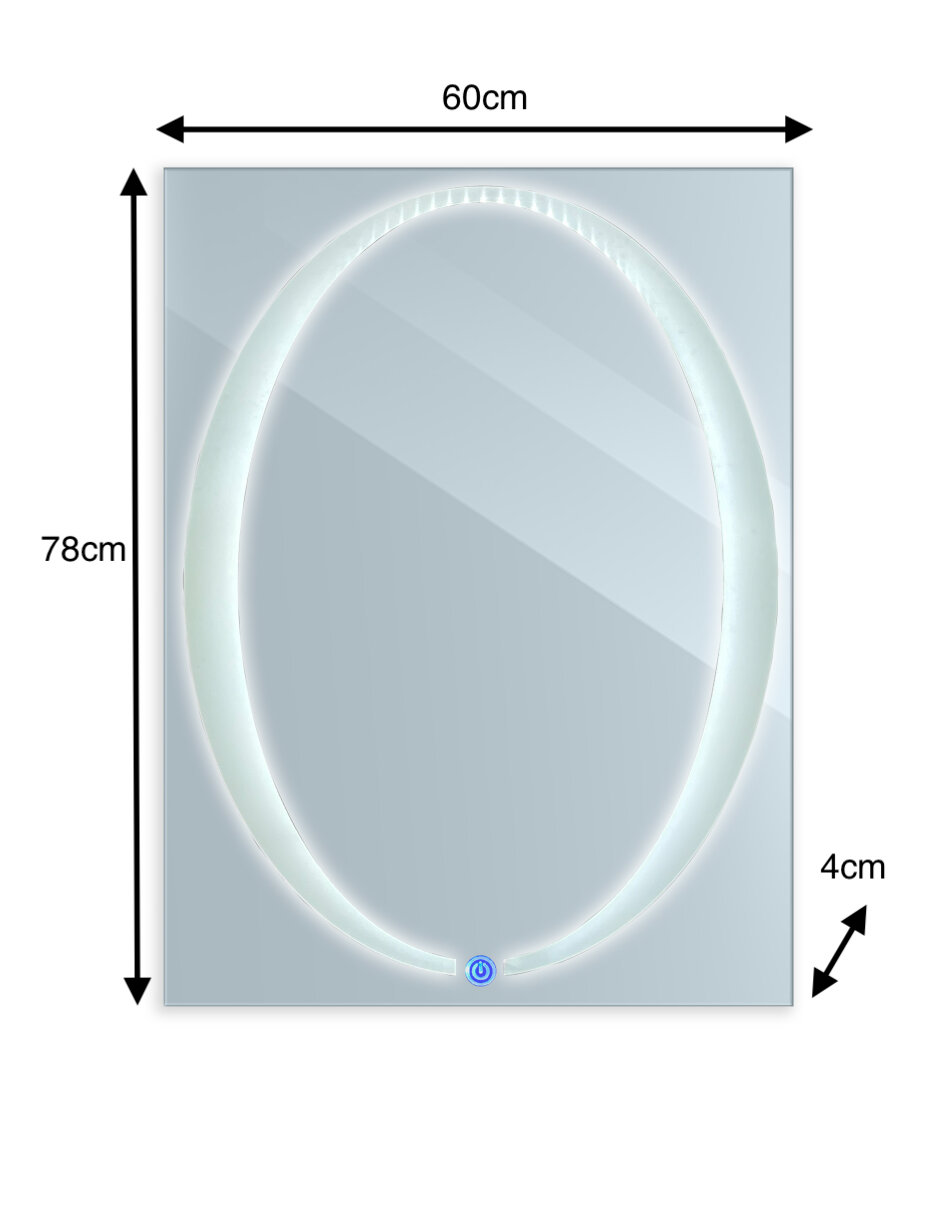 Foto 6 | Espejo Led Rectangular Ard  78 x 60 cm