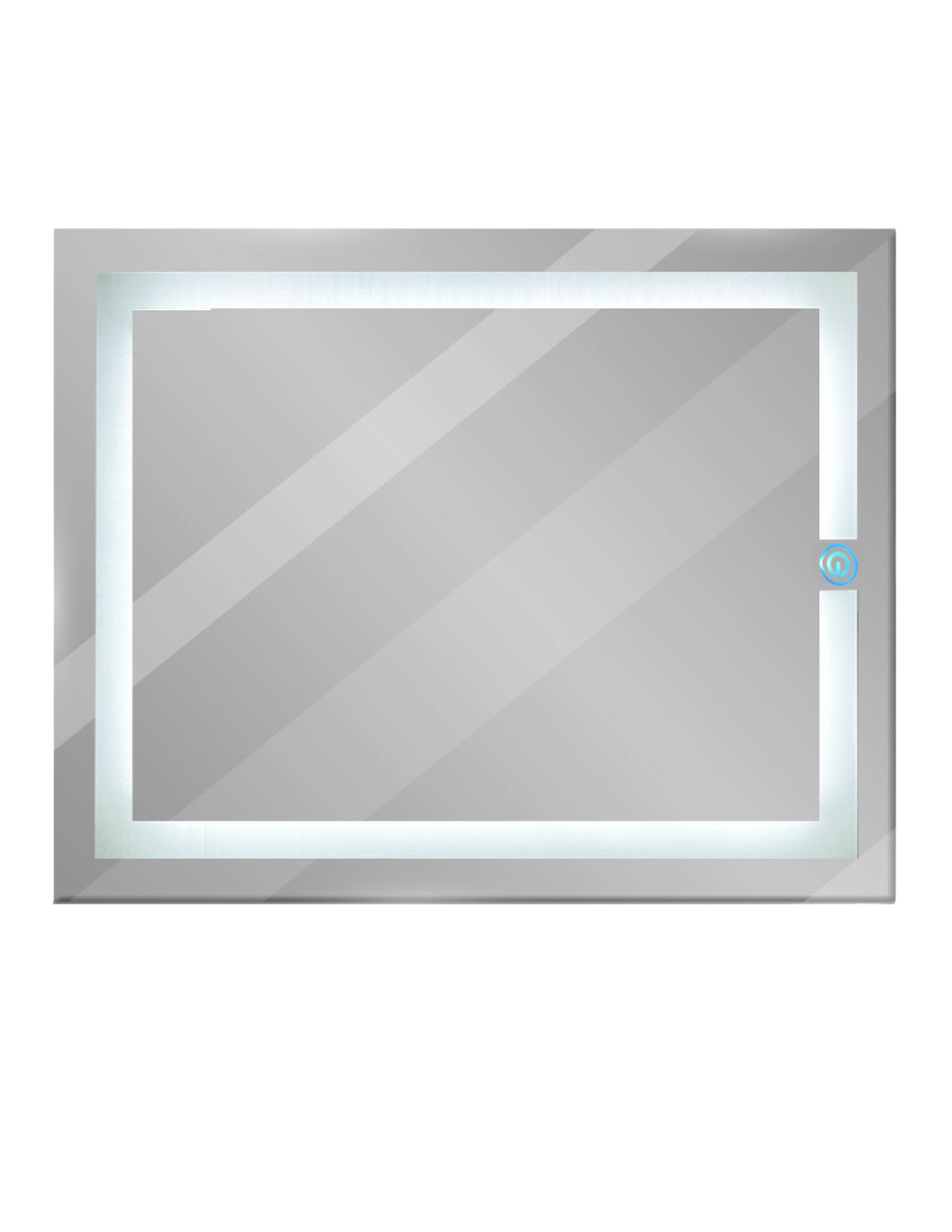 Foto 2 pulgar | Espejo Led Ard Glanz Luminous Glass Rectangular 60x 78