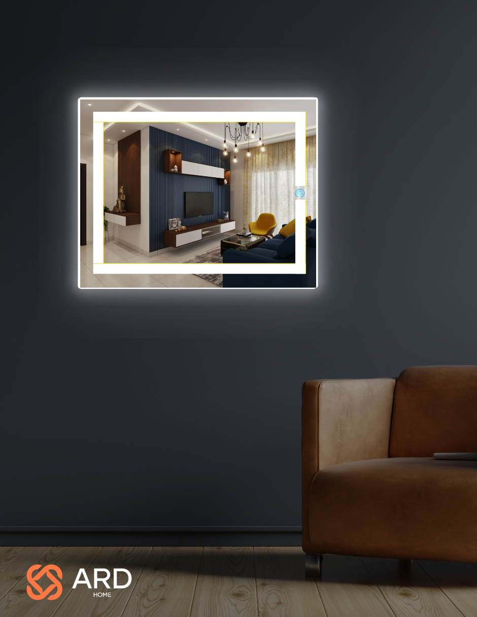 Foto 5 | Espejo Led Ard Glanz Luminous Glass Rectangular 60x 78