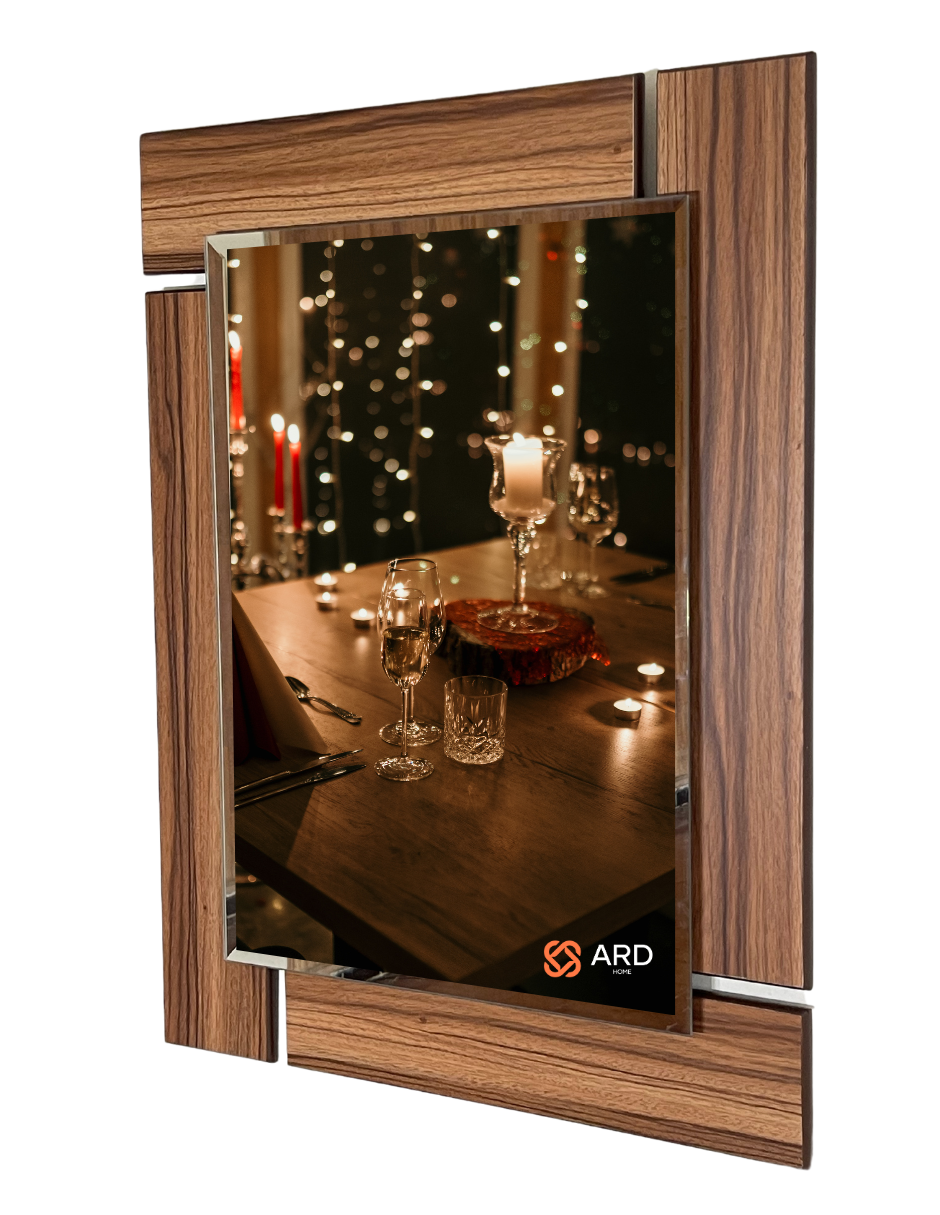 Foto 7 pulgar | Espejo Led Ard Glanz Oak Rectangular 78 X 60 Cm