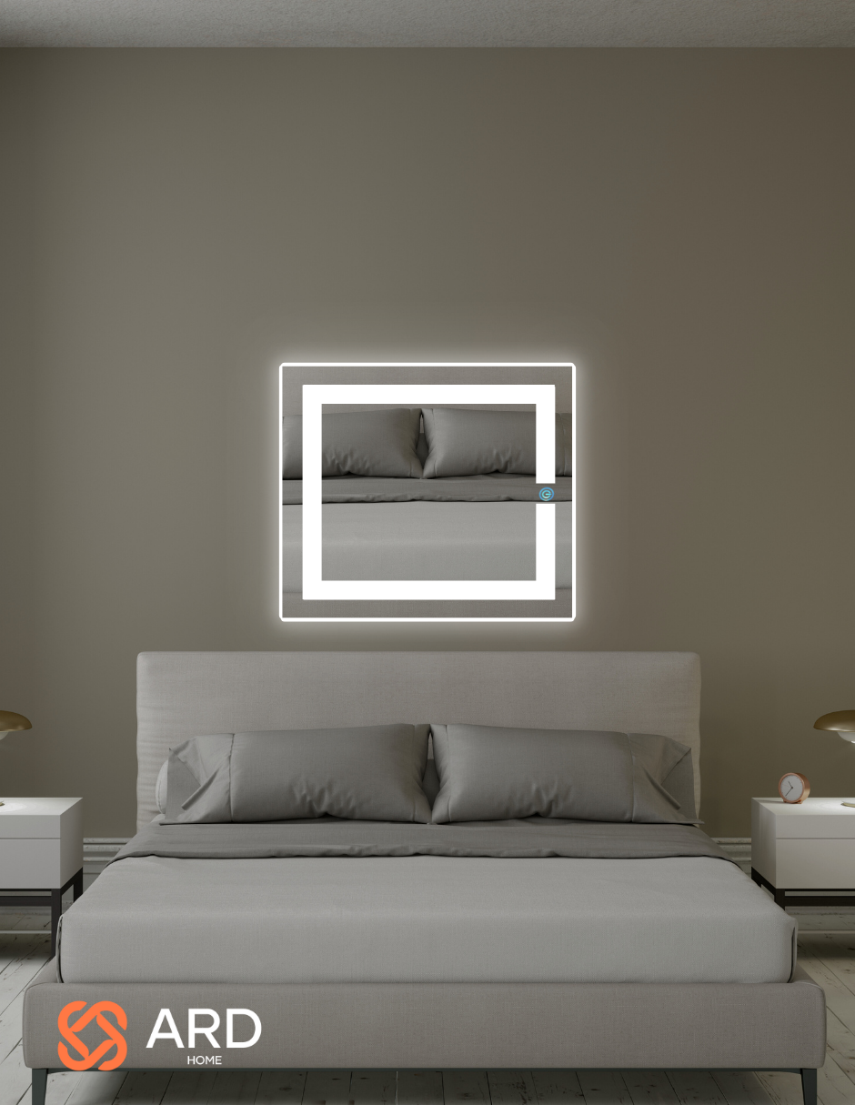 Foto 7 pulgar | Espejo Led Ard Glanz Luminous Glass Rectangular 52 X  60 Cm