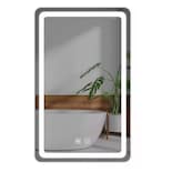 Espejo Inteligente Con Luz Led 70cm*50cm Eo Safe Imports Esi-14986 Blanco