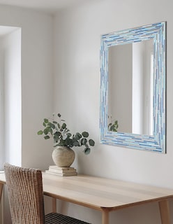 Foto 3 | Espejo Decorativo Con Estampado De Azulejos Y Láminas Sin Marco