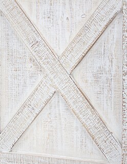 Foto 5 | Espejo Decorativo De Pared Con Puerta De Granero De Granja Encalada