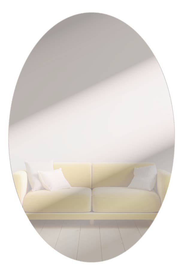 Espejo Ovalado Sin Marco 40x80cm Decorativo Pared Comedor $687