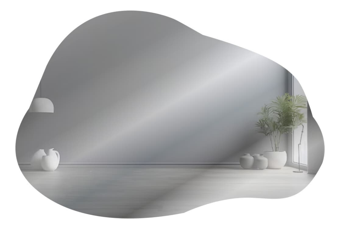 Espejo Nube Glass Kingdom sin Marco 40x80 cm Decorativo $750