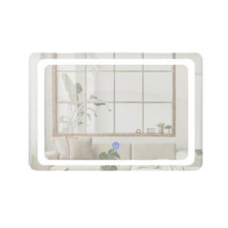 Foto 1 | Espejo Rectangular Gravita Con Luz Led 50x70 cm