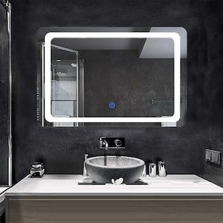 Foto 3 | Espejo Rectangular Gravita Con Luz Led 50x70 cm