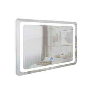 Foto 4 | Espejo Rectangular Gravita Con Luz Led 50x70 cm