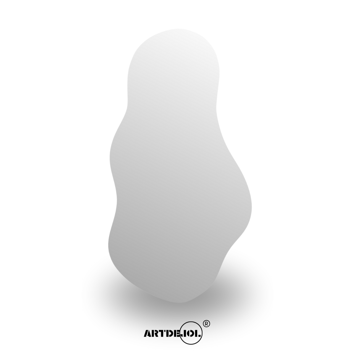 Foto 3 pulgar | Espejo Decorativo Forma Irregular Amorfo Minimalista Tamaño  60 X 90 Cm
