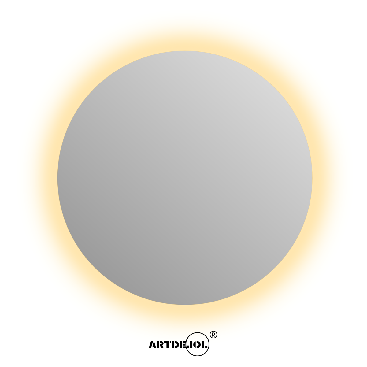 Foto 1 | Espejo Led Luz Cálida Circular Diámetro 80 cm Imagen Hd